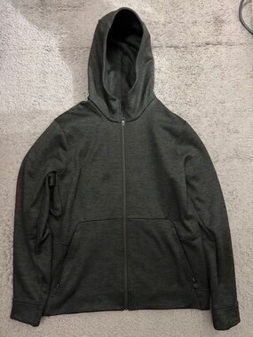 lululemon athletica Men's Hooded Full-Zip Sweater - Olive Green